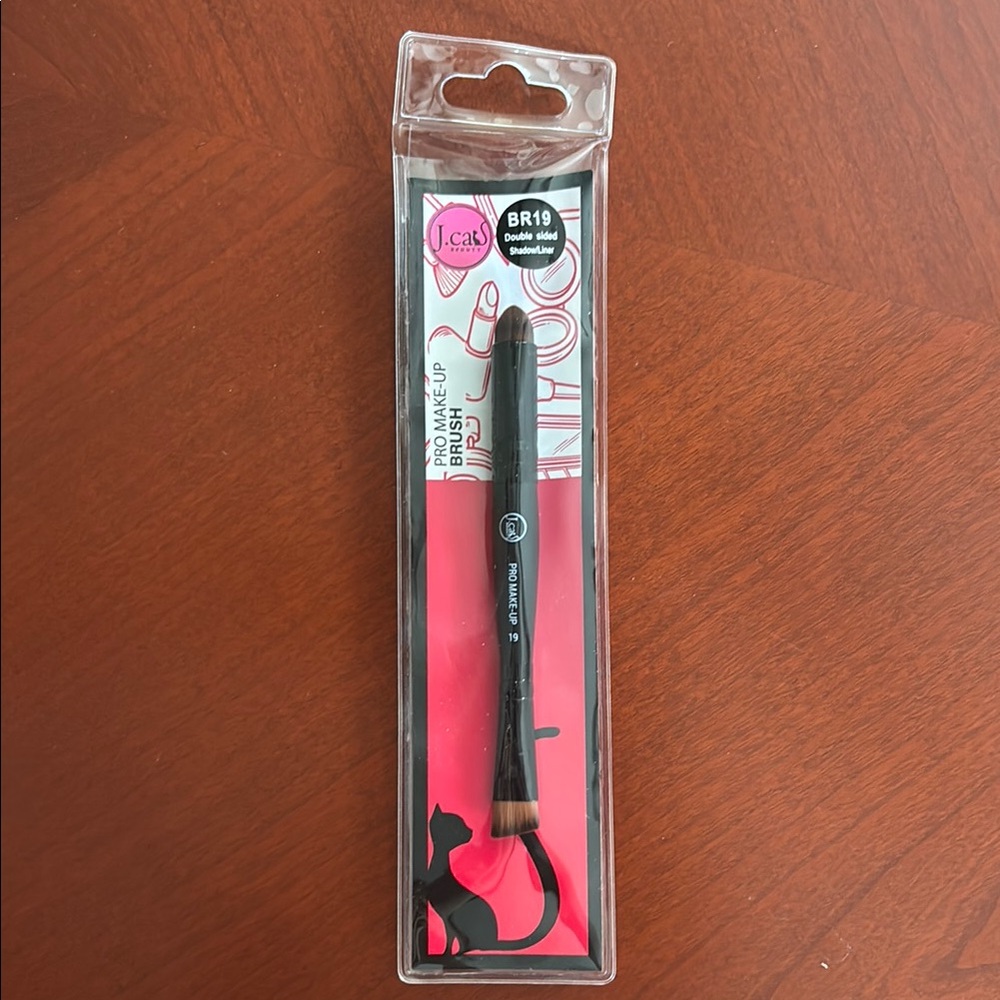 Double Sided Eye Makeup Brush - Black